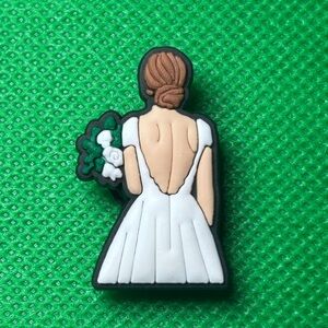 🌼 (5/$10 or 10/$15)NEW “Engagement or Wedding” Croc Charm Collection Bride